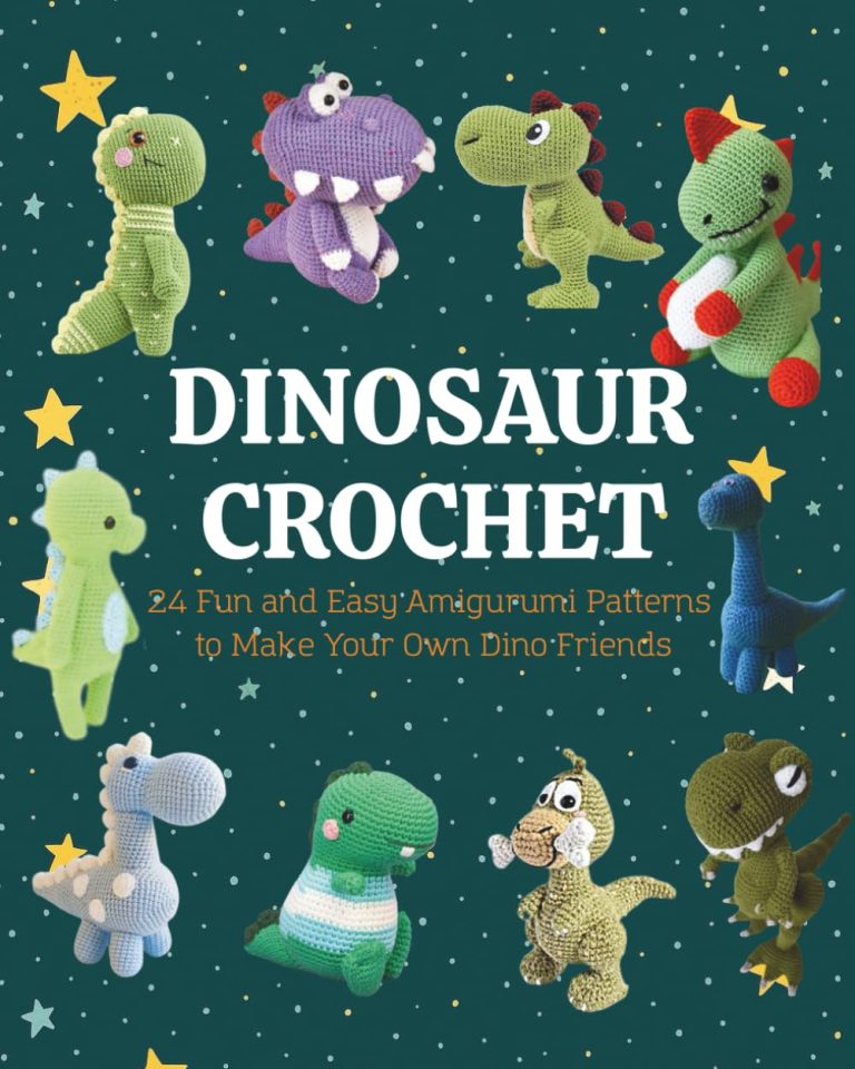 Amigurumi mini dinosaure au crochet