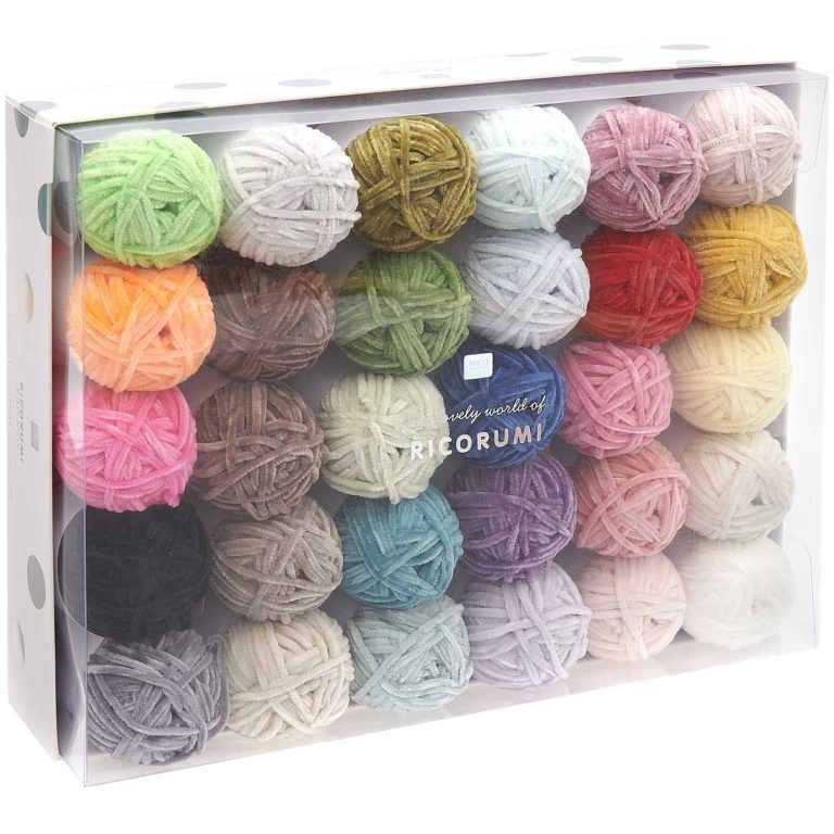Ricorumi Nilli Nilli lot de 30 pelotes chenille